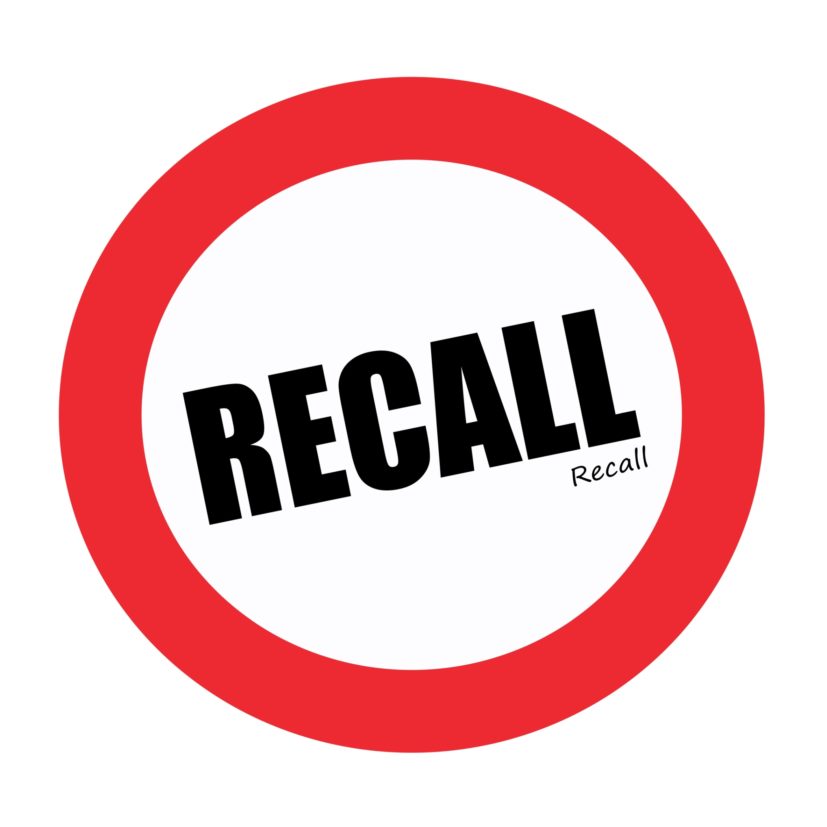 chamado de recall