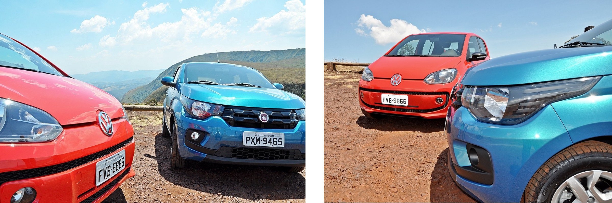 Comparativo: Fiat Mobi Drive x Volkswagen Move Up!