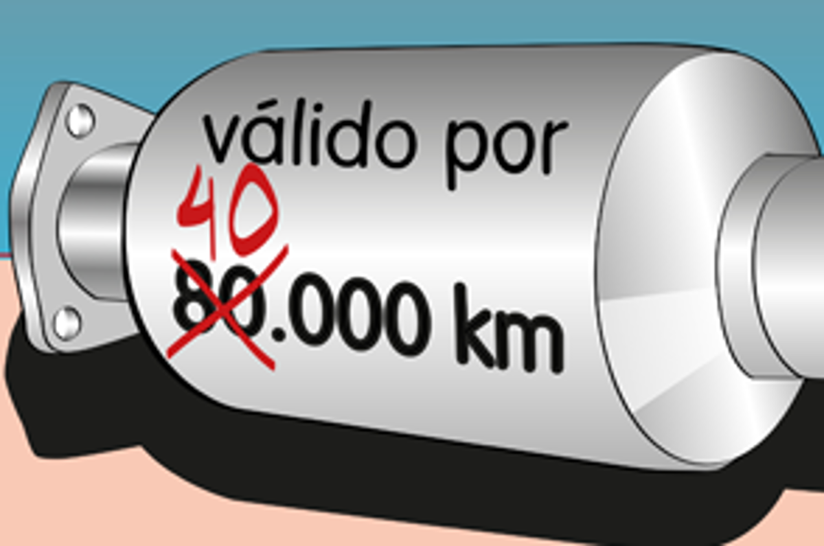 substituição do catalisador