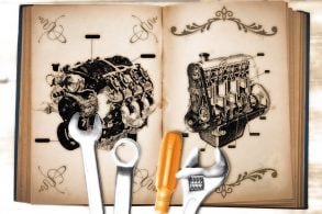 ilustra motor a combustao moderno arcaico