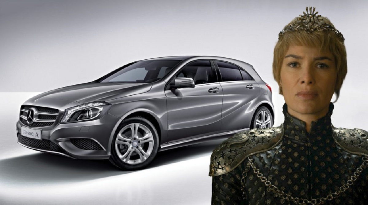 Cersei é um Mercedes-Benz Classe A (Bárbara Angelo | AutoPapo). Transformamos reis, rainhas, anão, eunuco e companhia em carros enquanto aguardamos pelo episódio final de Game of Thrones.