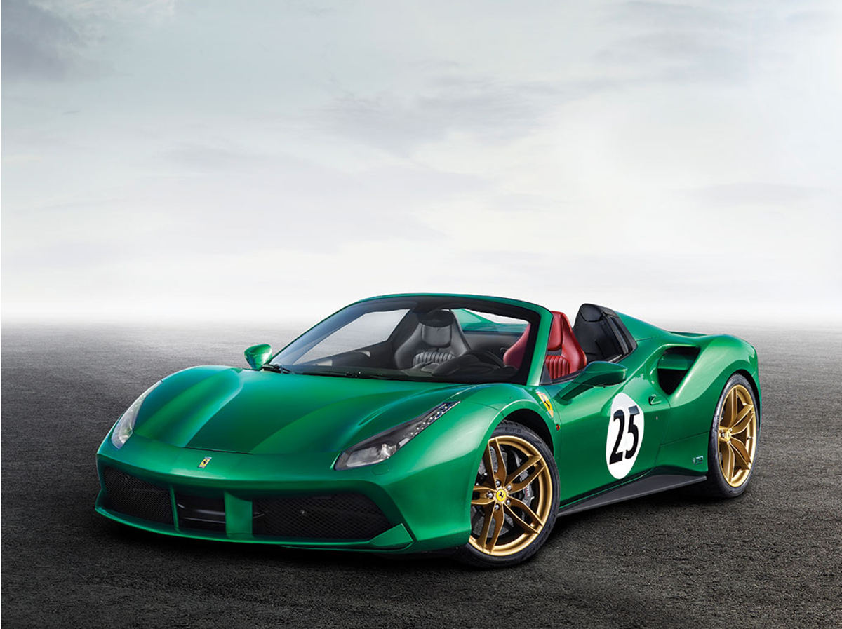 ferrari 488 aperta green jewel leilão