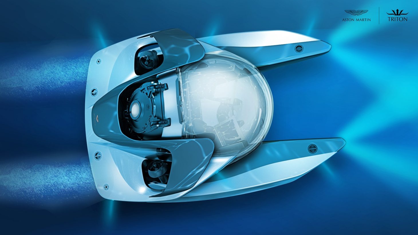O conceito de veículo submersível Project Neptune (Aston Martin/Divulgação)