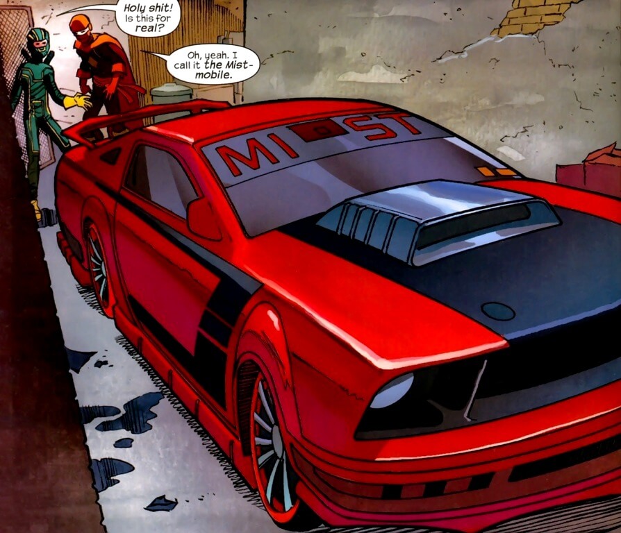 carros dos quadrinhos ford mustang