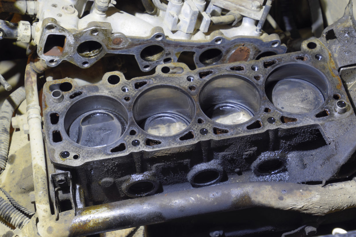 carbonização do motor pode ter mais de uma causa