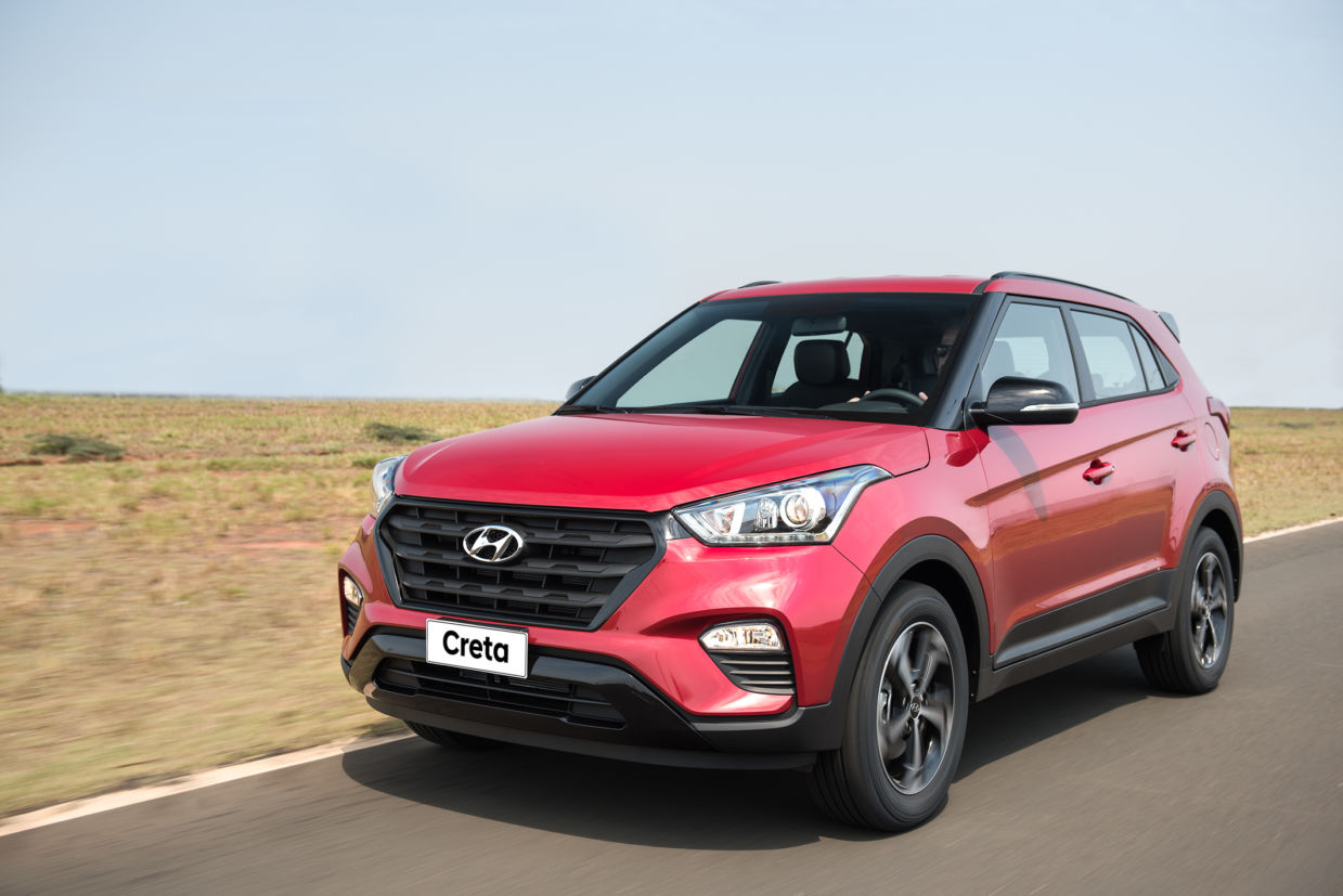 Hyundai Creta 2.0 Sport tem visual com traços retos e poucos recortes