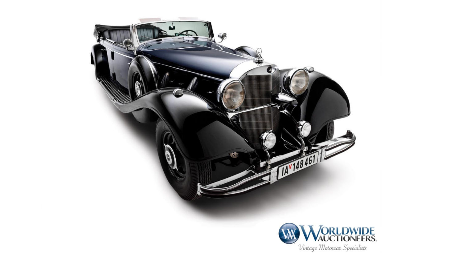 Mercedes-Benz 770K Grosser Open Tourer 1939 Foto: Worldwide Auctioneers/Divulgação