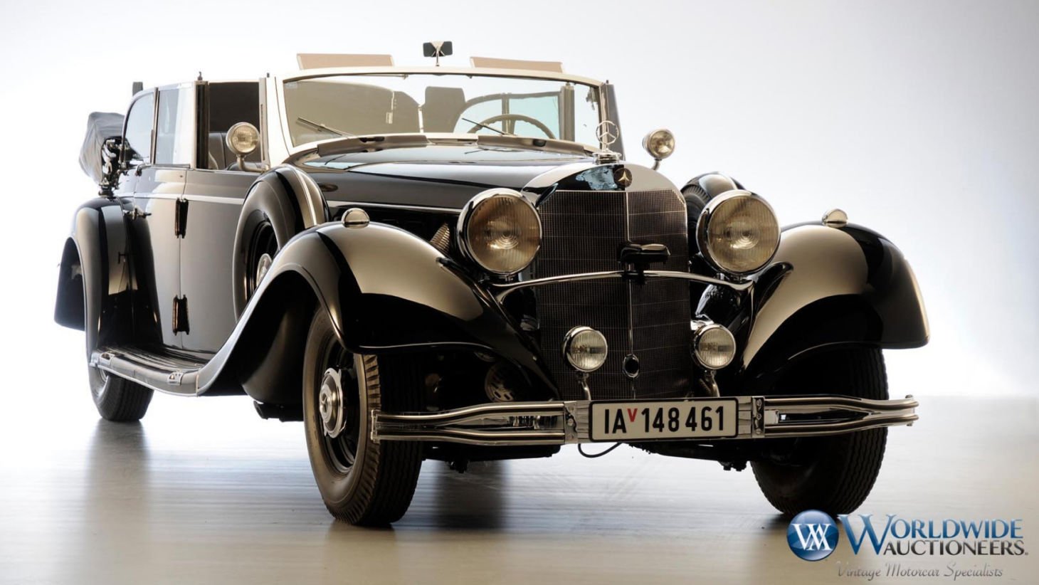 Mercedes-Benz 770K Grosser Open Tourer 1939 Foto: Worldwide Auctioneers/Divulgação