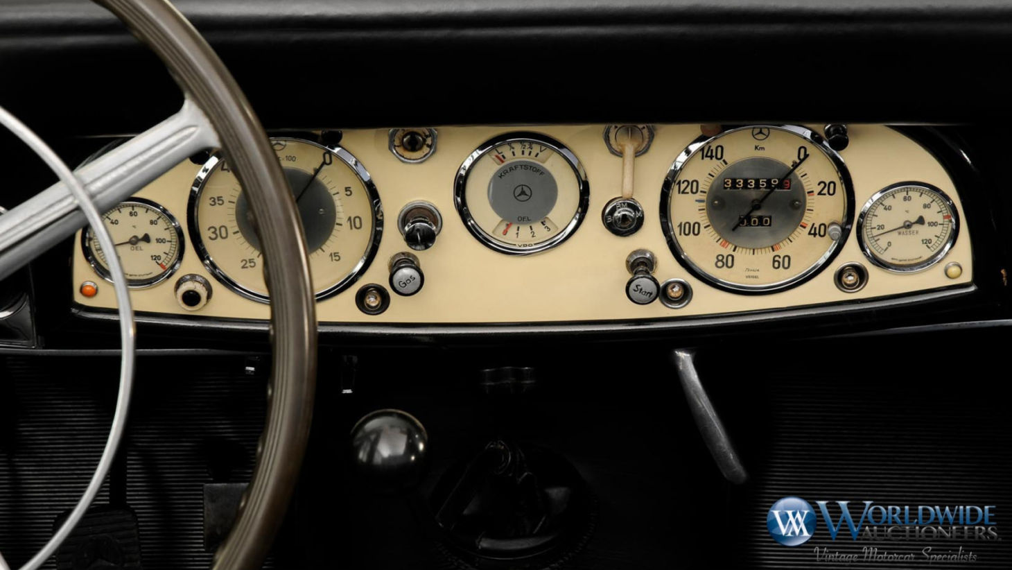 Mercedes-Benz 770K Grosser Open Tourer 1939 Foto: Worldwide Auctioneers/Divulgação