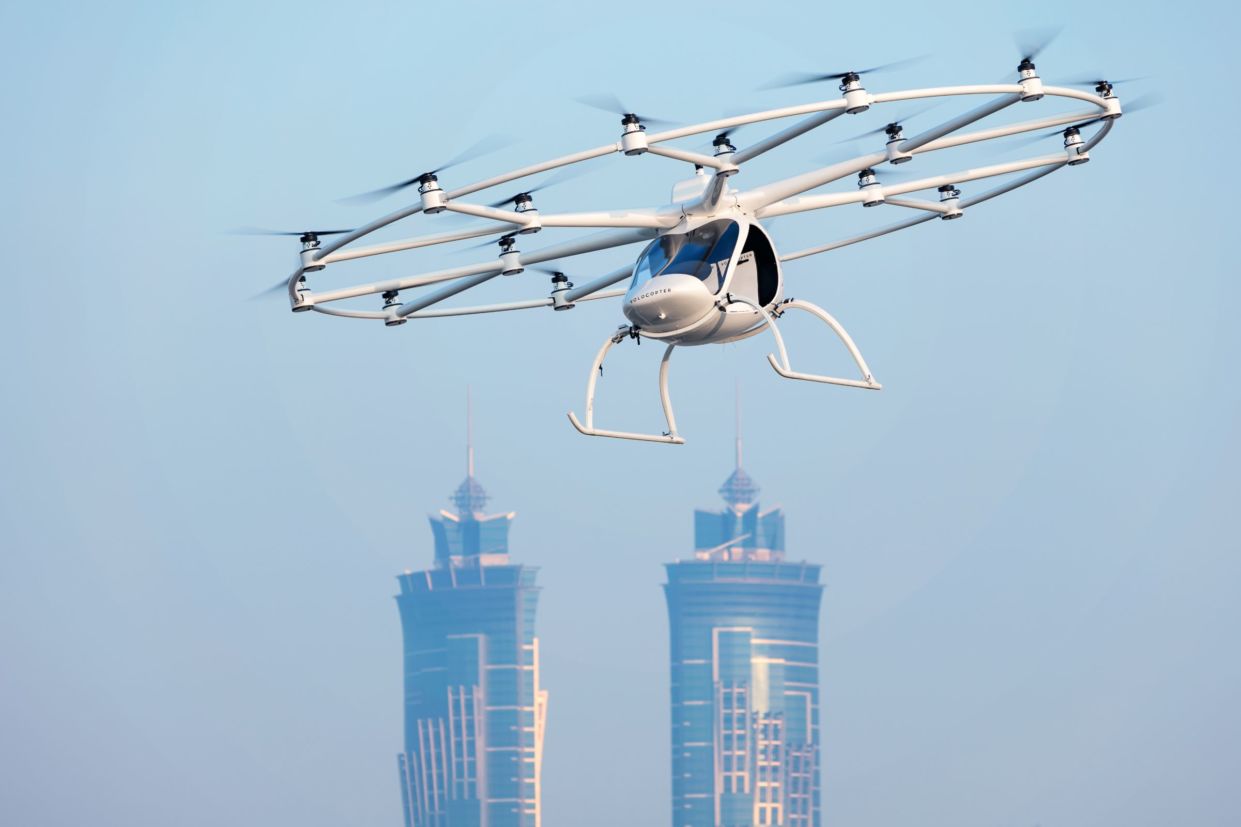 Volocopter deve entrar em operação nos primeiros anos da década de 2020