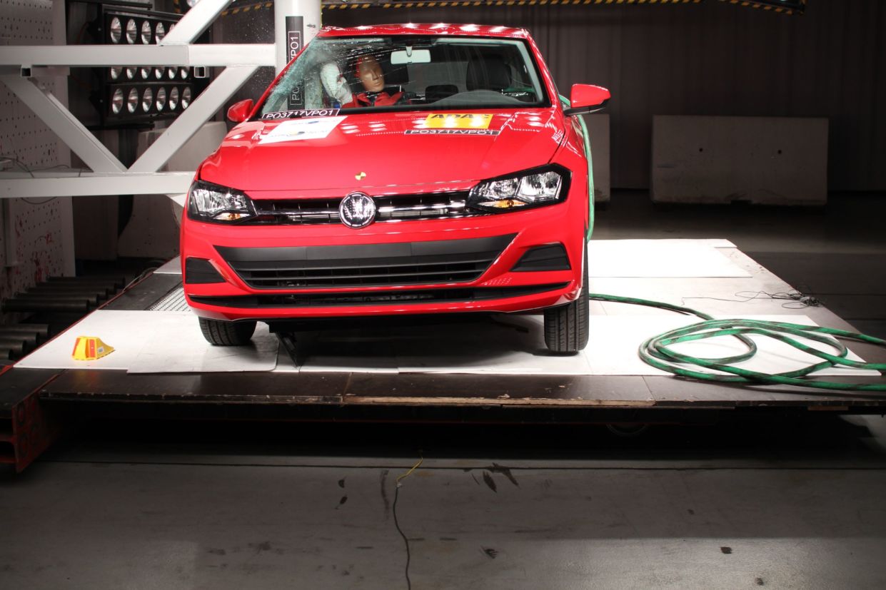 Em crash test,VW Virtus obteve nota máxima