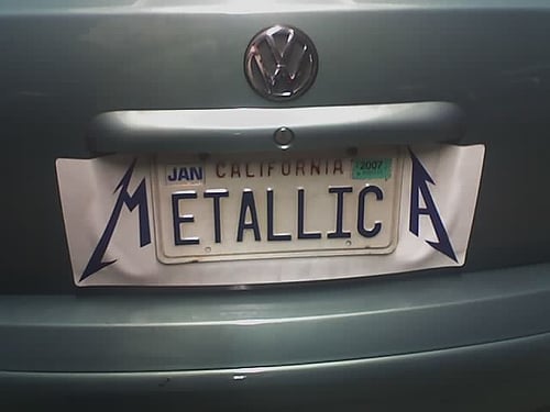 placas personalizadas dos Estados Unidos