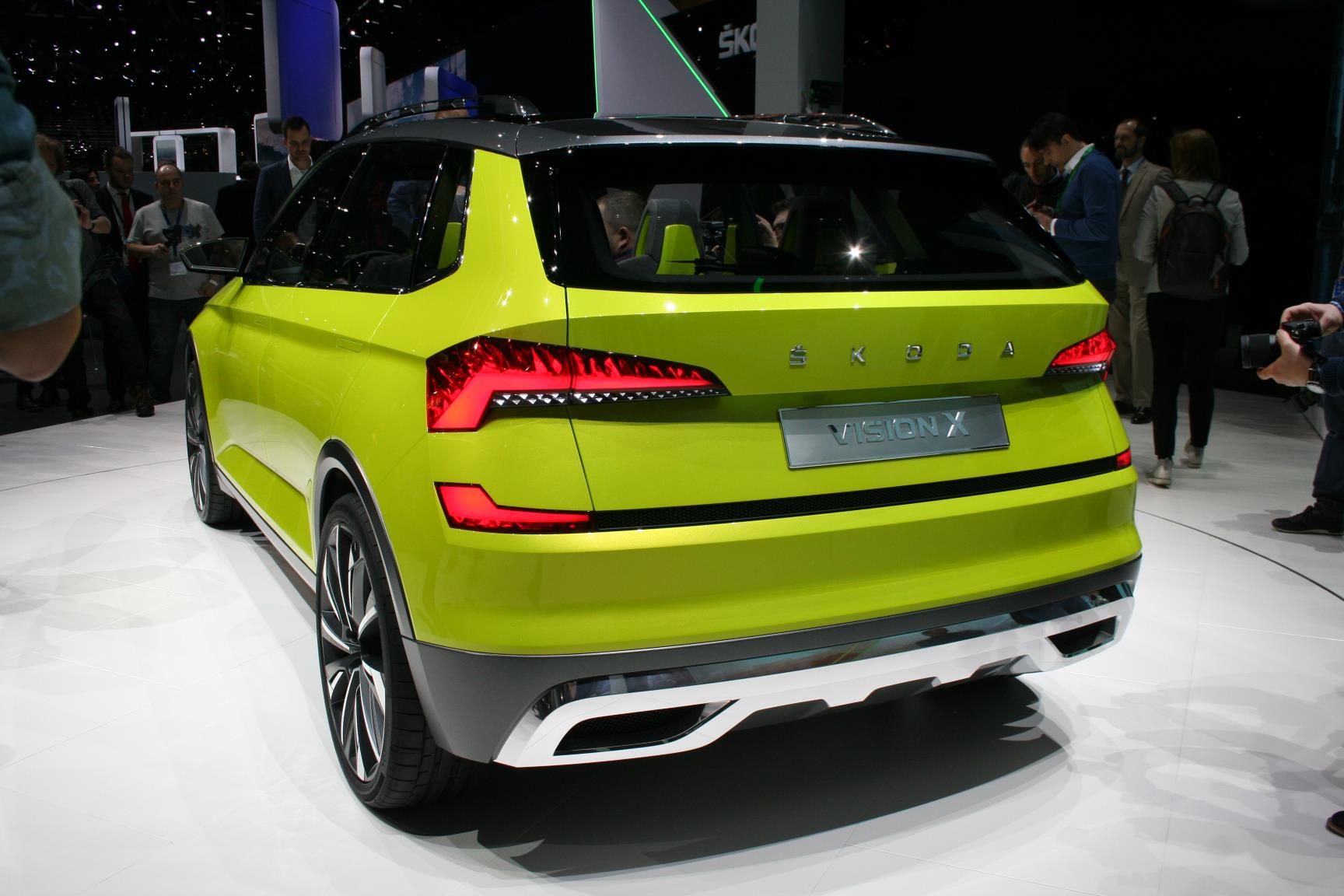 skoda vision x conceito volkswagen t-cross salão de genebra de 2018