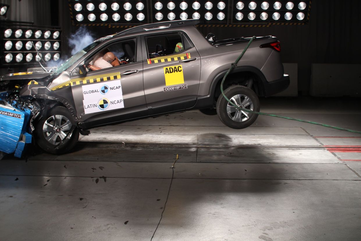 Toro é o primeiro modelo da Fiat a ir bem em crash test
