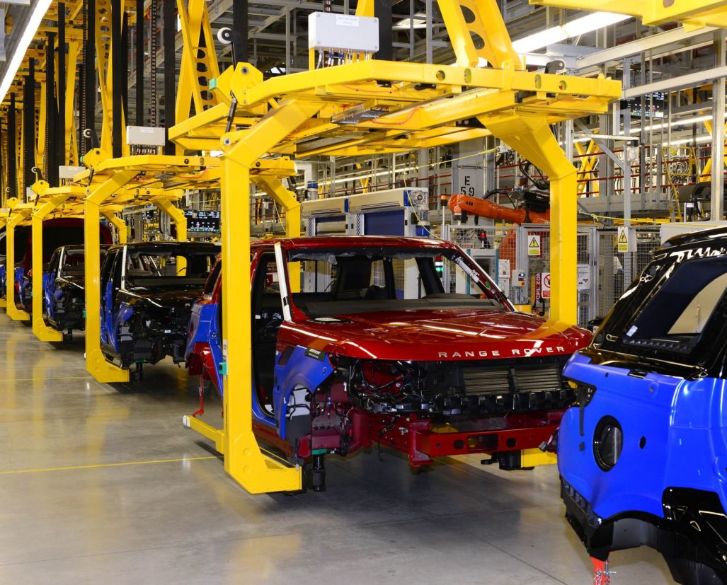 Fábrica da Jaguar Land Rover em Solihull, Inglaterra