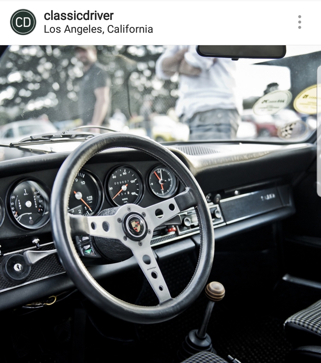 carros clássicos no instagram
