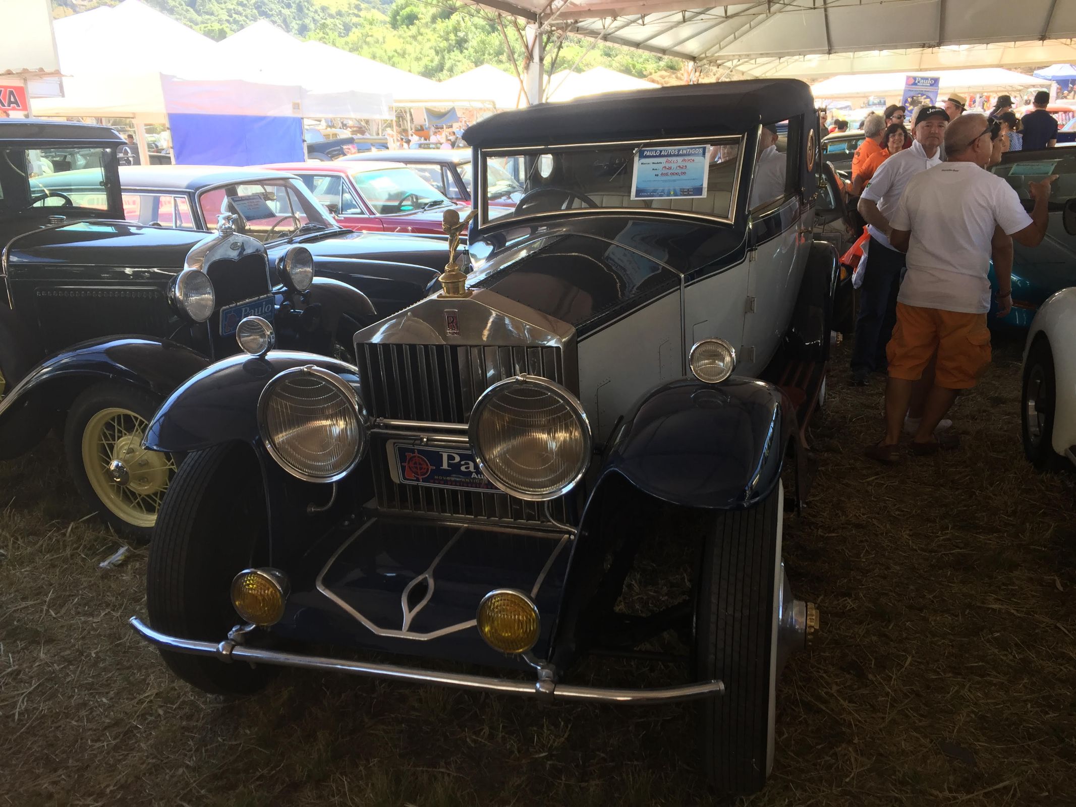 Rolls Royce 1923 no encontro de carros antigos Águas de Lindóia 2018