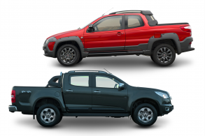 comparacao s10 strada