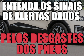 sinais pneus desgastes