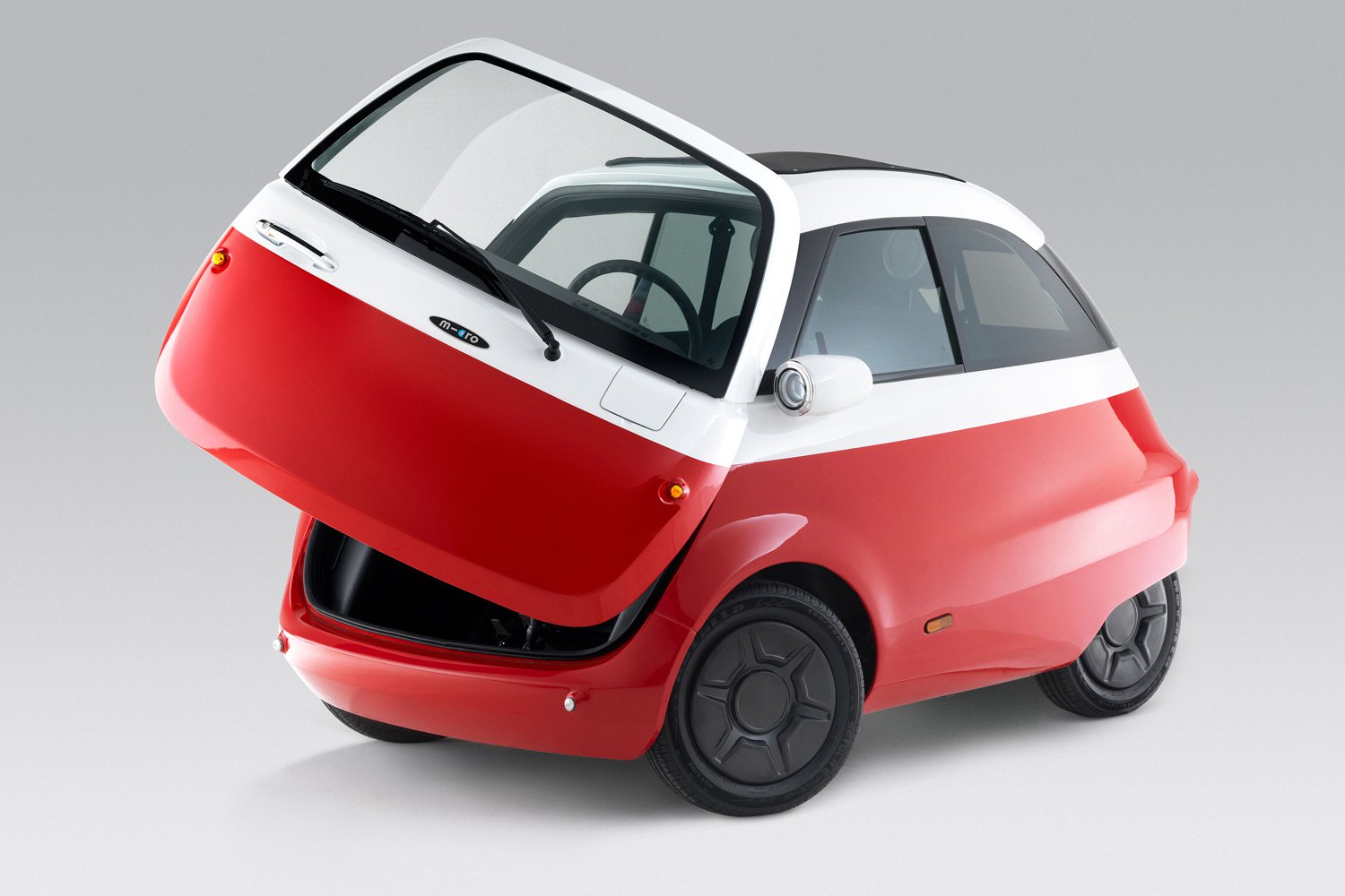 microlino car red front