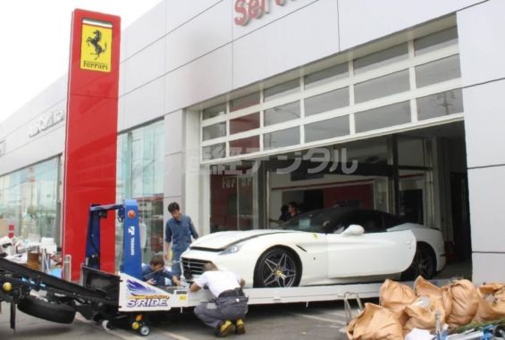 tufão jebi ferrari