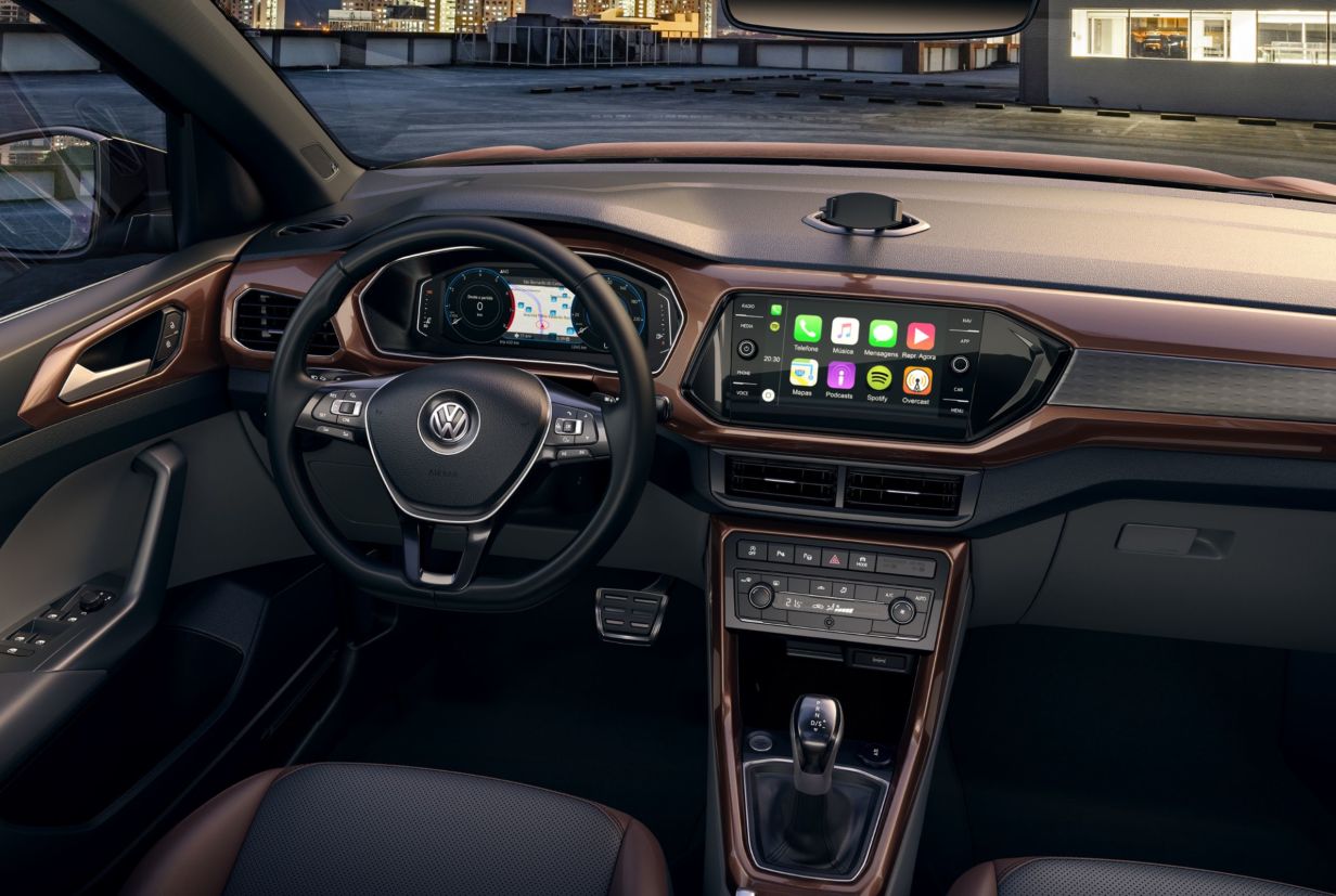 Interior do Volkswagen T-Cross | Divulgação