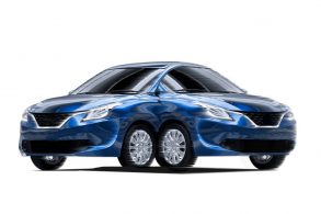 montagem carro duas cabecas