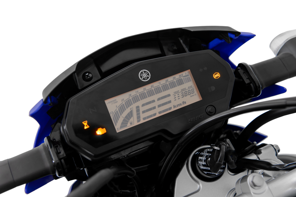 Yamaha XTZ 250 Lander ABS 2019: painel digital