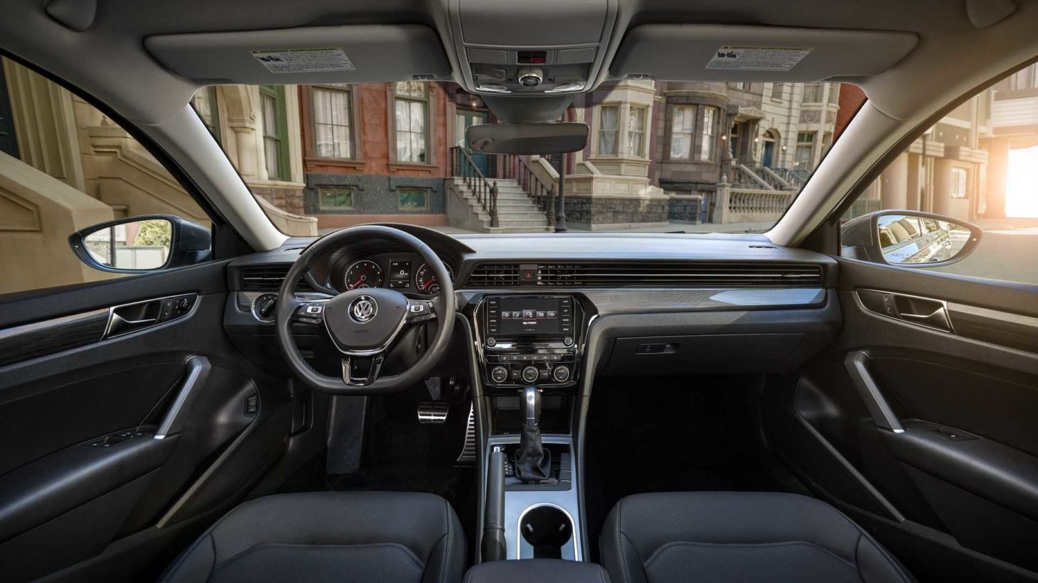 Interior do Volkswagen Passat norte-americano é apresentado no Salão de Detroit 2019 | Divulgação