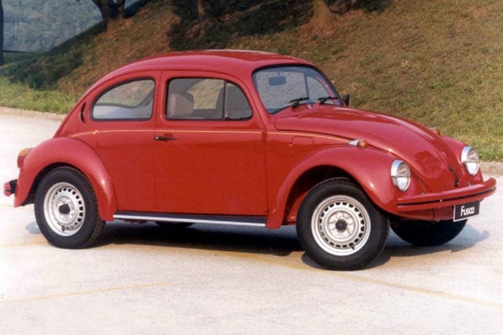 volkswagen fusca itamar vermelho de frente