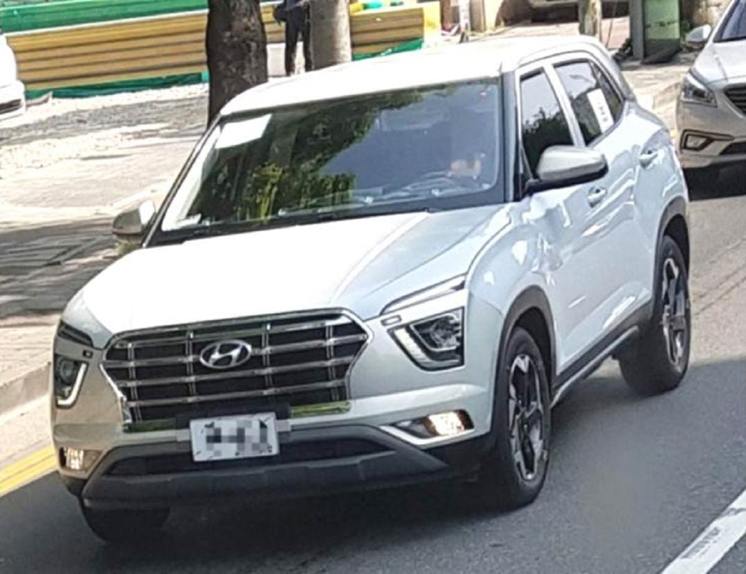 Novo Hyundai Creta reestilizado em testes na Coréia do Sul