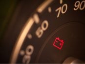 painel carro luz bateria acesa