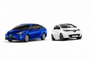 carro hibrido carro eletrico renault zoe toyota prius