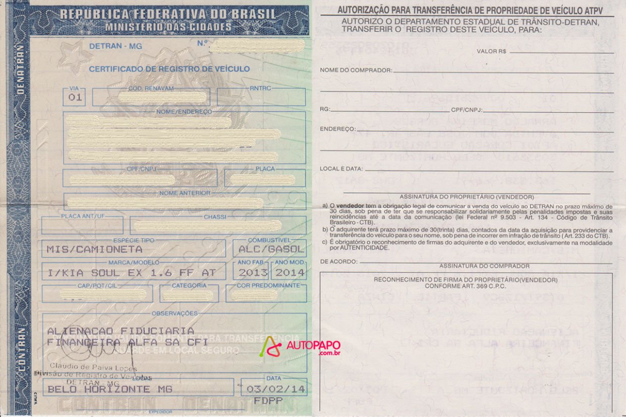 Crv E Crlv Diferença Entre Esses Documentos Do Carro 8564