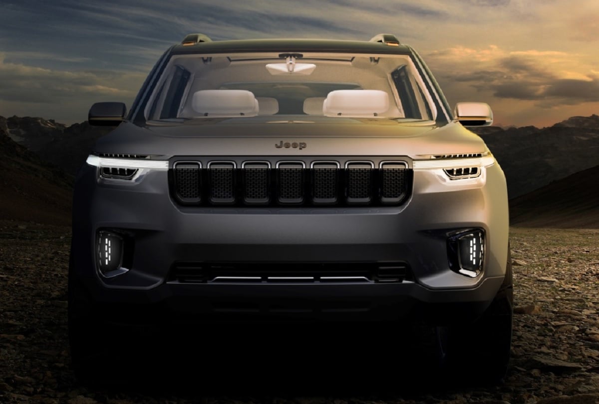 novo jeep grand commander prototype de frente