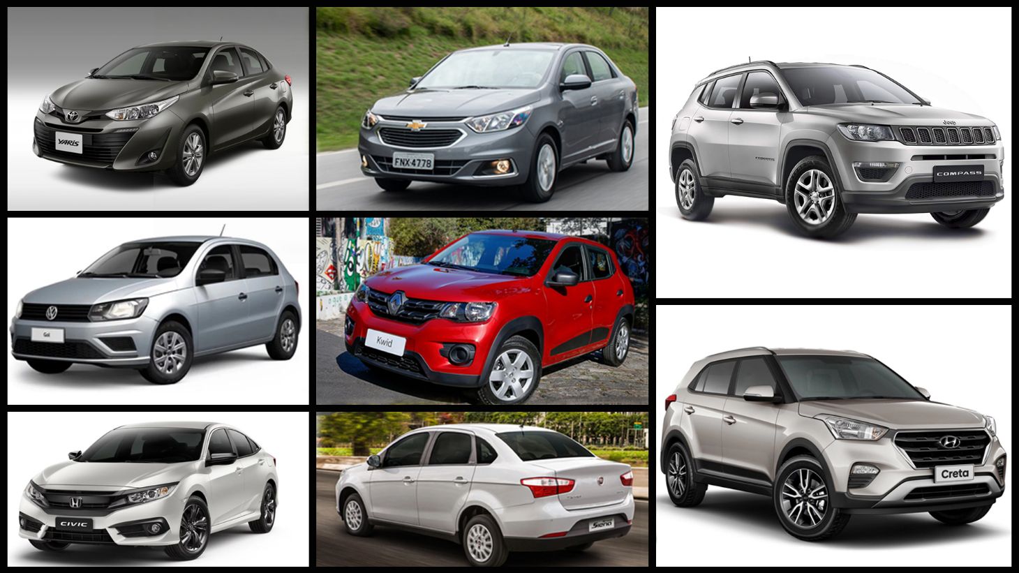 Quais são as marcas de carro mais vendidas em 2019? »