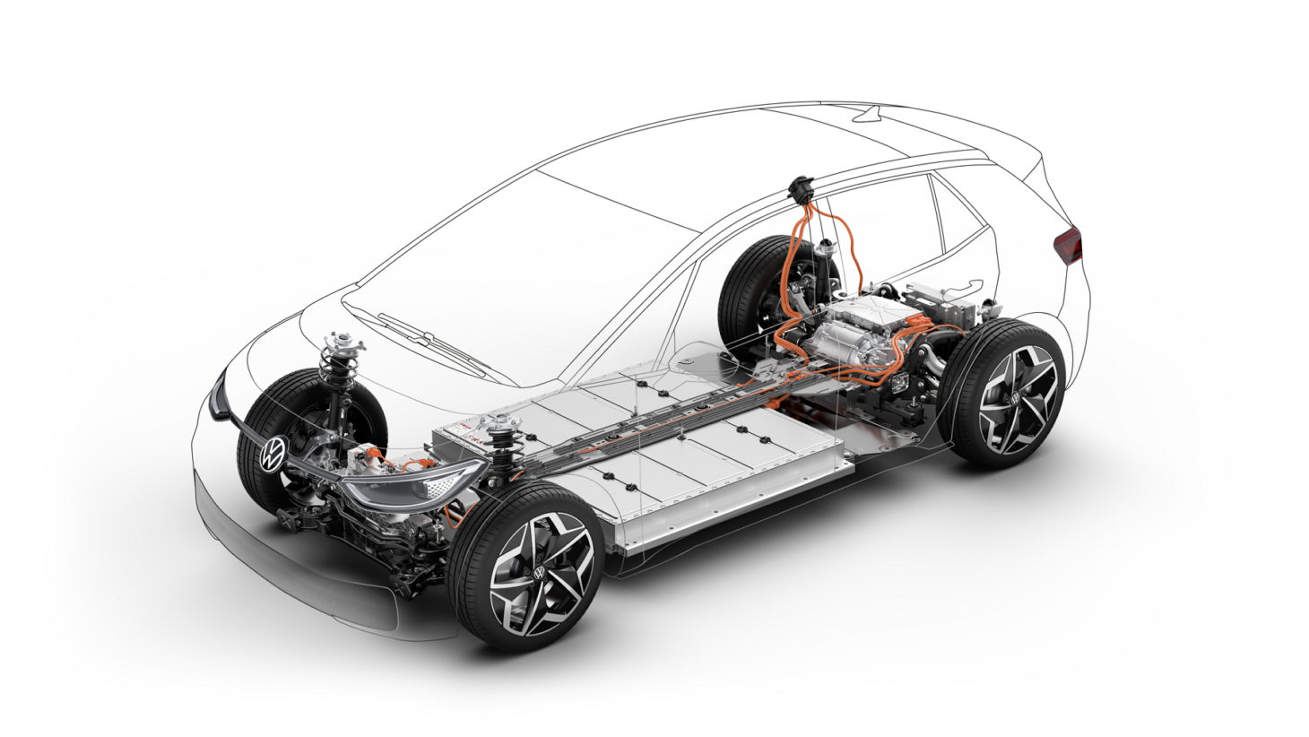 volkswagen id 3 plataforma estrutura 2 O primogênito Volkswagen elétrico está inaugurando a "família ID" da fabricante, que vai oferecer um modelo elétrico para cada categoria de veículo.