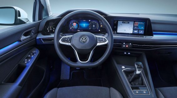 novo golf 8 oitava geracao volkswagen interior