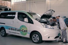 nissan fuel cell eletrico movido etanol brasil
