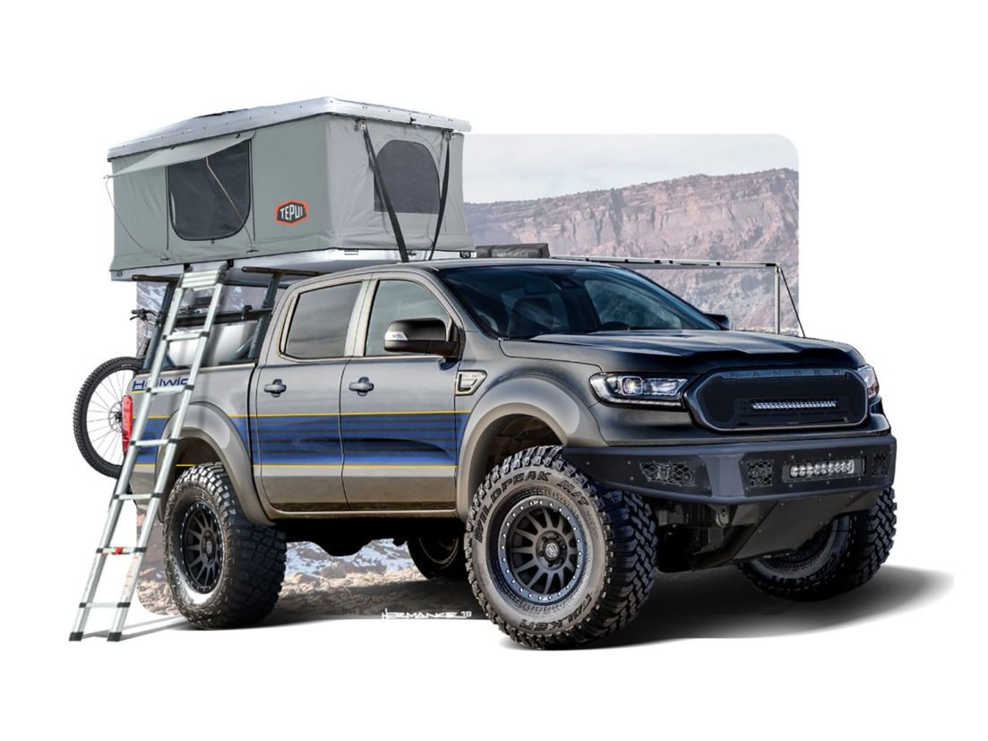 fordrangerhellwig sema2019 1 ford ranger hellwig preparada para o SEMA Show. Evento é o maior do mundo em modificações automotivas.