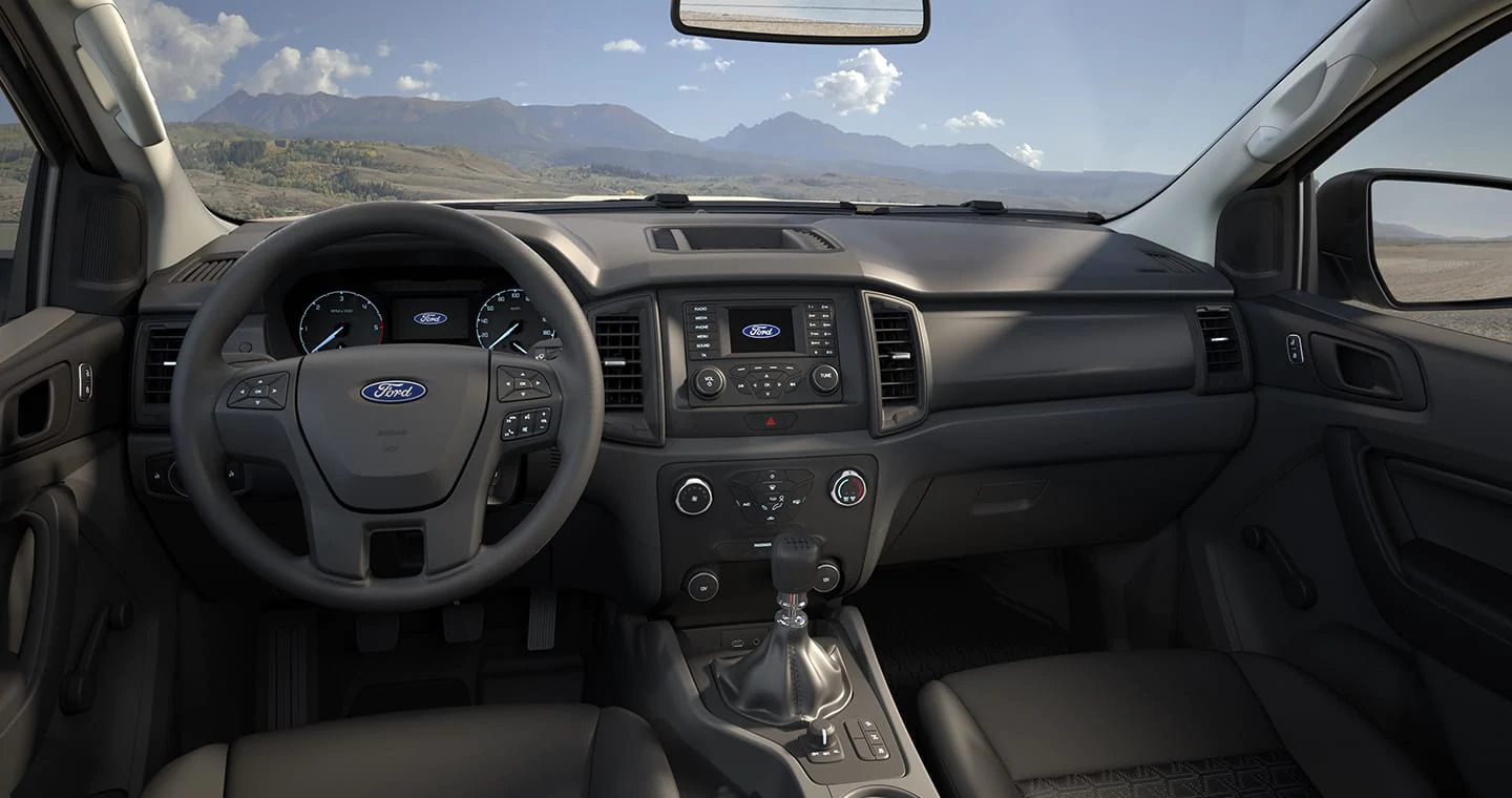 interior ford ranger xl 2020 cabine simples