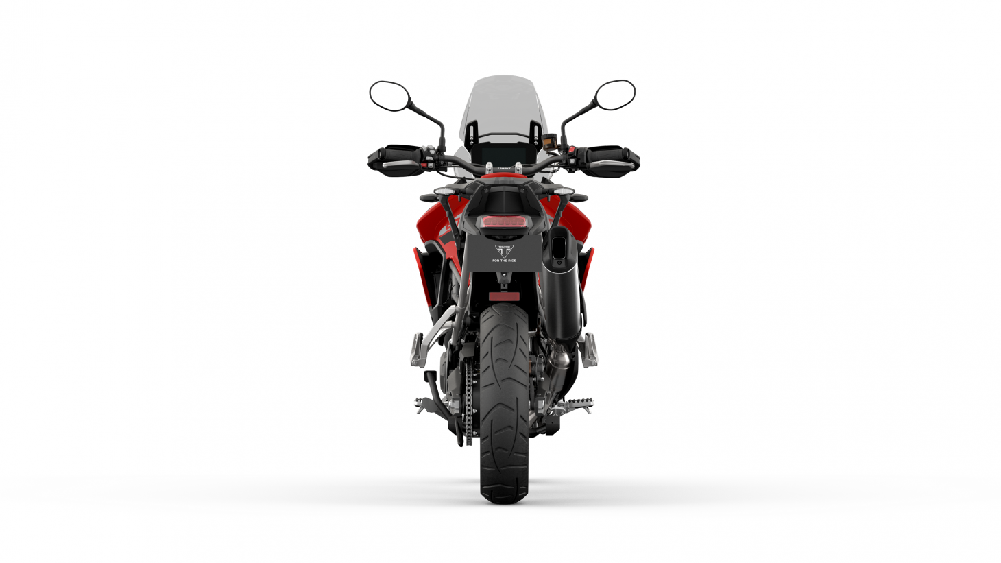 triumph tiger 900 gt pro vermelha