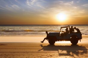 carro na praia proibido