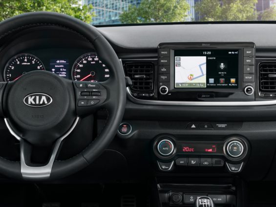 kia rio painel