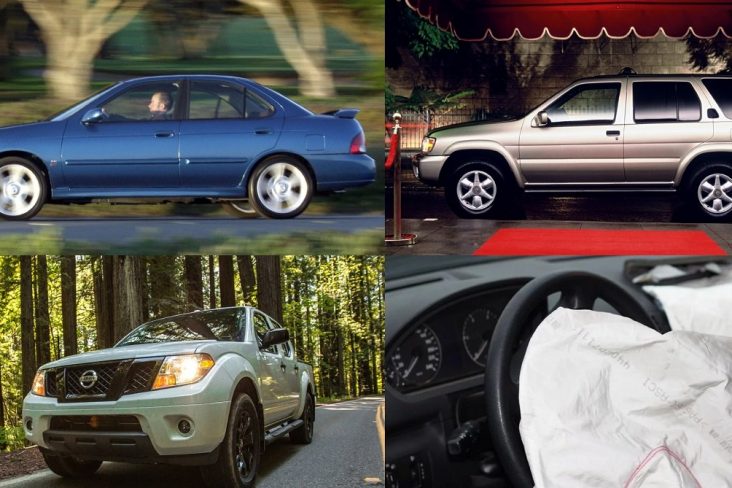 nissan sentra frontier pathfinder recall airbags takata