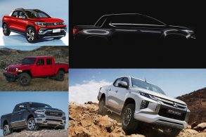 novas picapes brasil jeep gladiator mitsubishi l200 fiat strada vw tarok dodge ram 1500