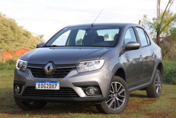 renault logan iconic cvt frente