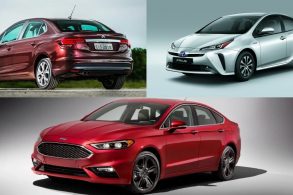 citroen c4 lounge toyota prius ford fusion