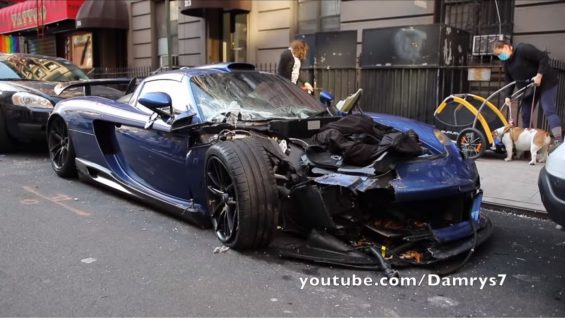 porsche gemballa mirage gt destruido em ny 2