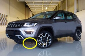 jeep compass com poca agua embaixo